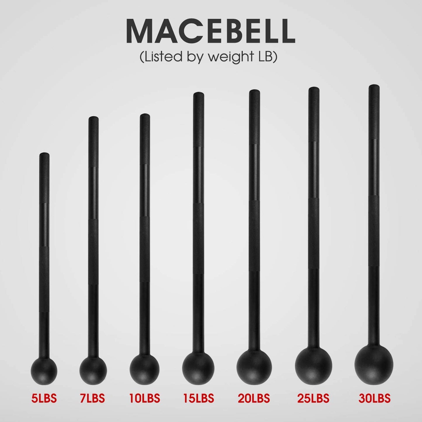 Steel Mace Bell for Comprehensive Strength Training - Versatile Weight Options for Full Body, Shoulder, Grip, and Forearm Workouts for Both Men and Women