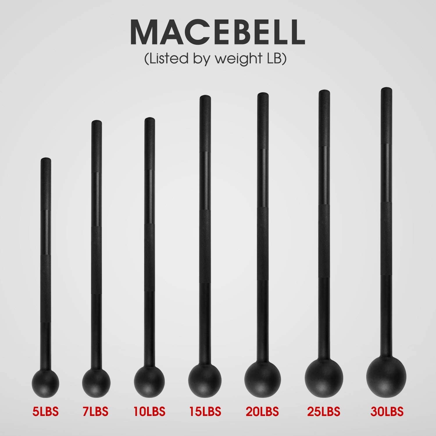 Steel Mace Bell for Comprehensive Strength Training - Versatile Weight Options for Full Body, Shoulder, Grip, and Forearm Workouts for Both Men and Women