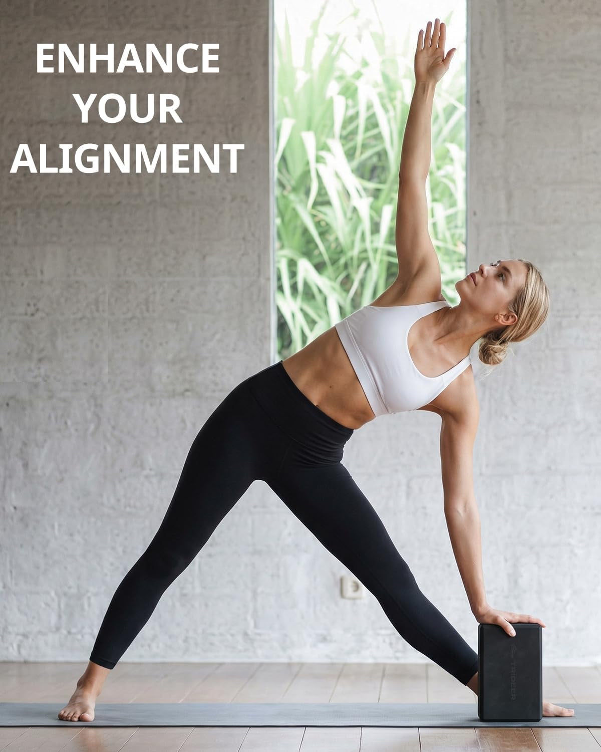 Elevate Your Yoga Experience with Trideer Yoga Blocks - 2 Pack of Soft, Non-Slip Foam Blocks for Ultimate Support and Stability in Yoga, Pilates, and Dance