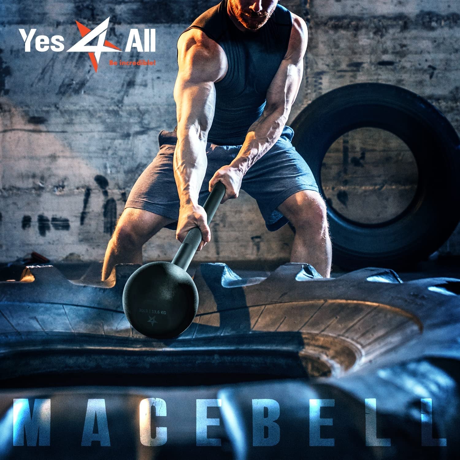 Steel Mace Bell for Comprehensive Strength Training - Versatile Weight Options for Full Body, Shoulder, Grip, and Forearm Workouts for Both Men and Women