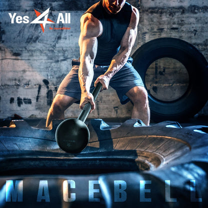 Steel Mace Bell for Comprehensive Strength Training - Versatile Weight Options for Full Body, Shoulder, Grip, and Forearm Workouts for Both Men and Women